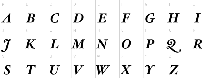 Uppercase characters