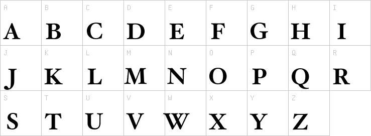 Uppercase characters