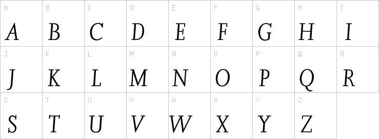 Uppercase characters