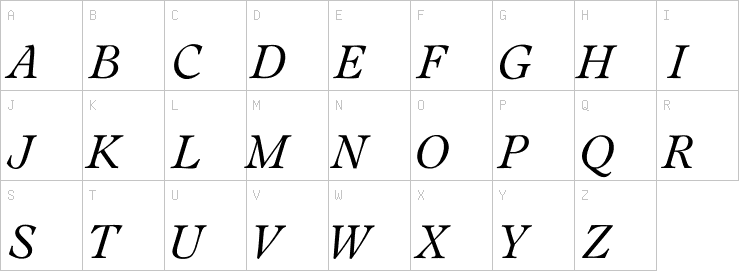 Uppercase characters