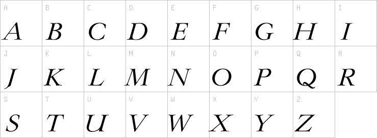 Uppercase characters