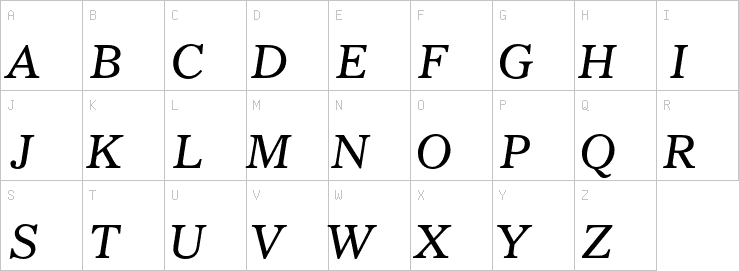 Uppercase characters