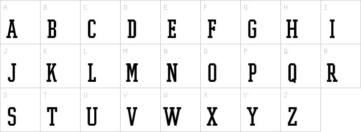 Uppercase characters