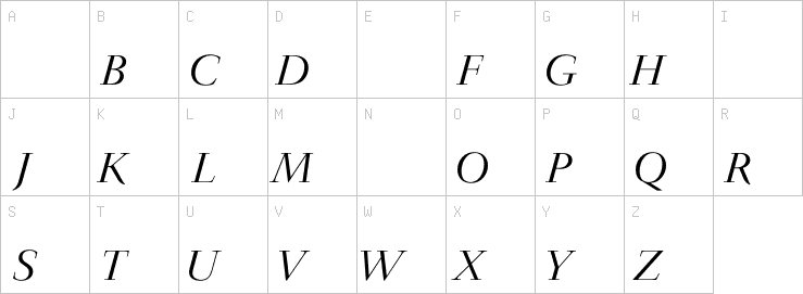 Uppercase characters