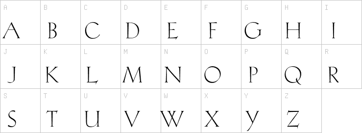 Uppercase characters