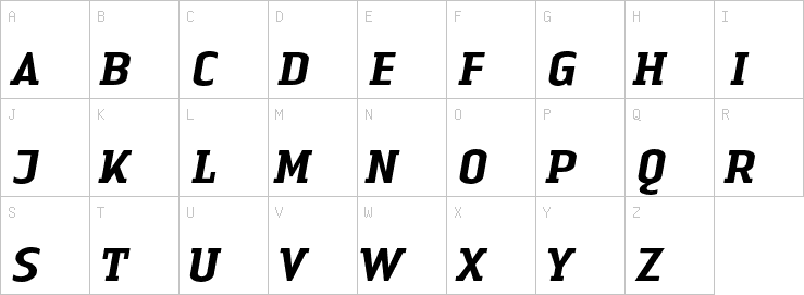 Uppercase characters