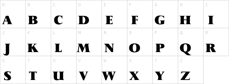 Uppercase characters