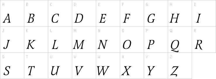 Uppercase characters