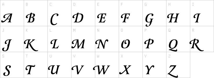 Uppercase characters