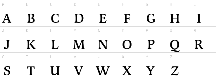 Uppercase characters