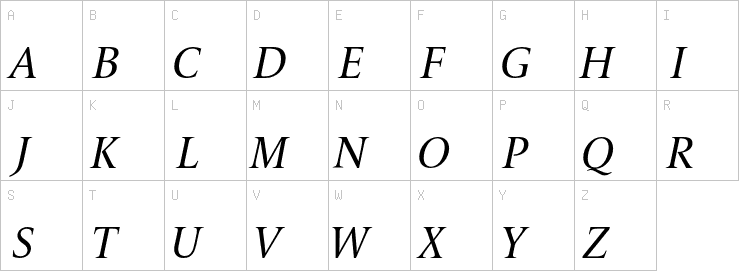 Uppercase characters