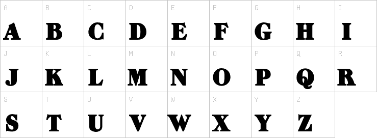 Uppercase characters
