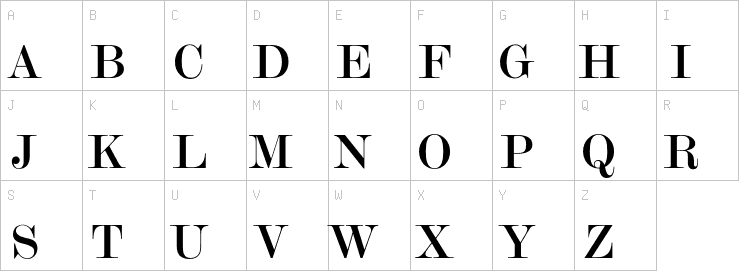 Uppercase characters