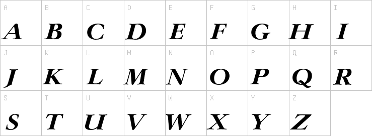 Uppercase characters