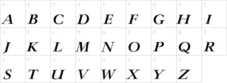Uppercase characters