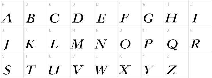 Uppercase characters