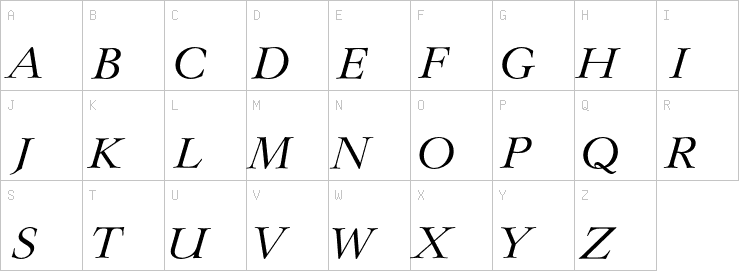 Uppercase characters