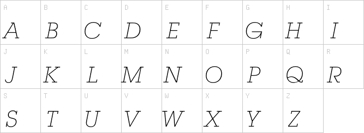 Uppercase characters