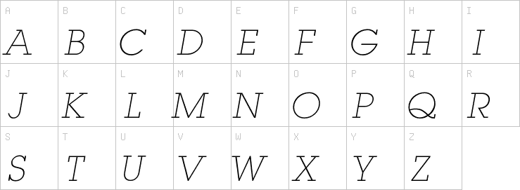 Uppercase characters