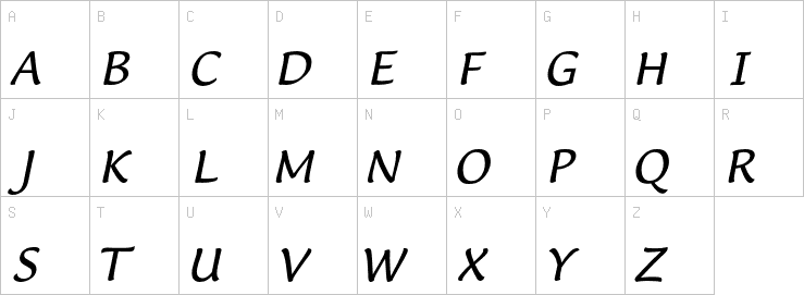 Uppercase characters