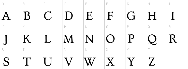 Uppercase characters