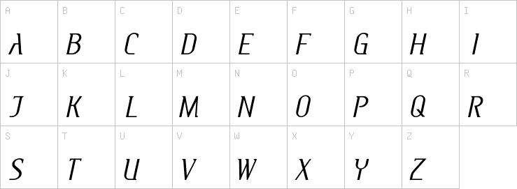 Uppercase characters