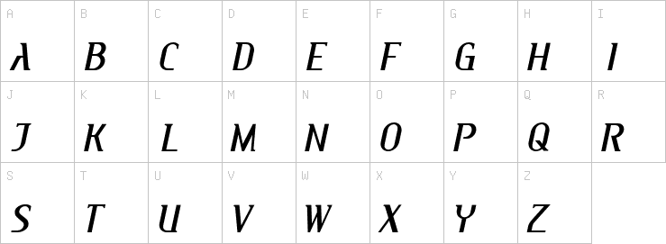 Uppercase characters