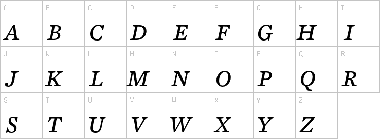 Uppercase characters