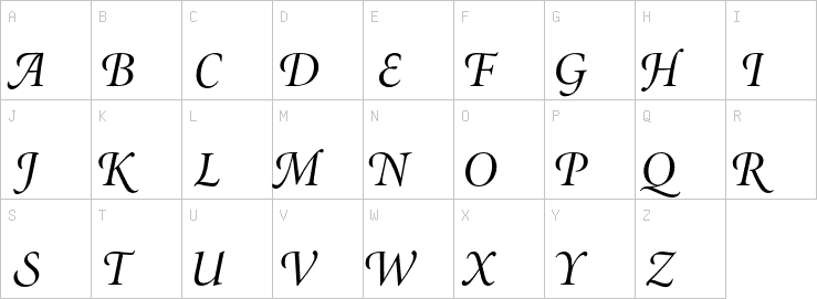 Uppercase characters