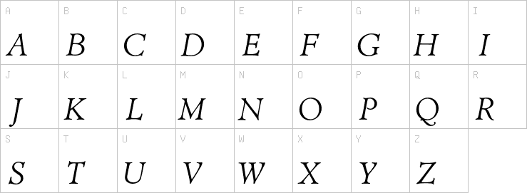 Uppercase characters