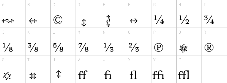 Uppercase characters