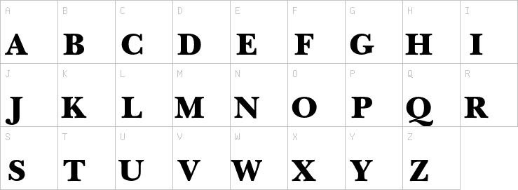 Uppercase characters
