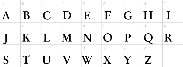Uppercase characters
