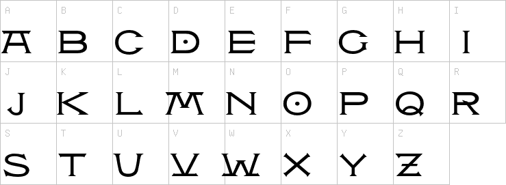 Uppercase characters