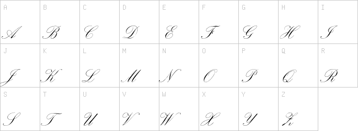 Uppercase characters