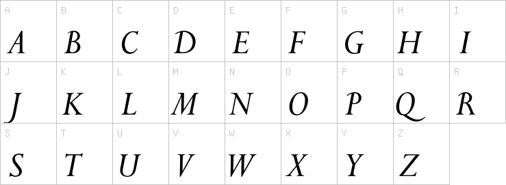 Uppercase characters