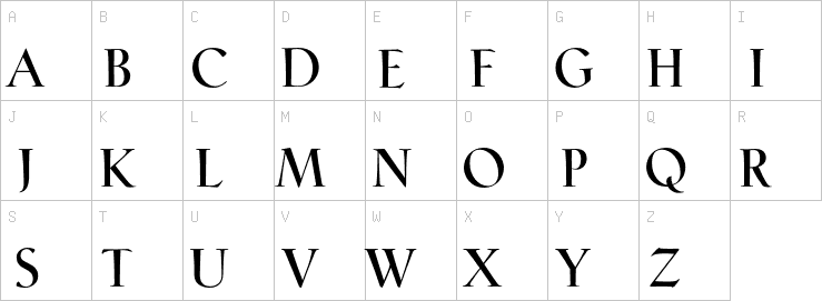 Uppercase characters