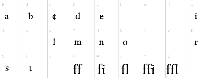 Uppercase characters