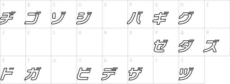 Uppercase characters