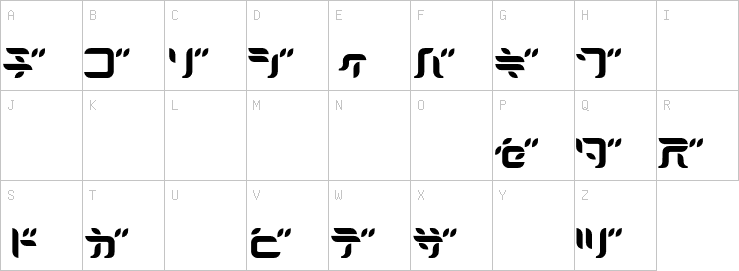 Uppercase characters