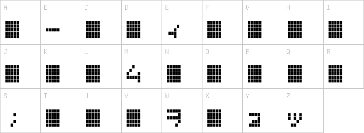 Uppercase characters