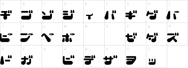 Uppercase characters
