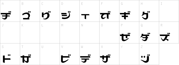 Uppercase characters