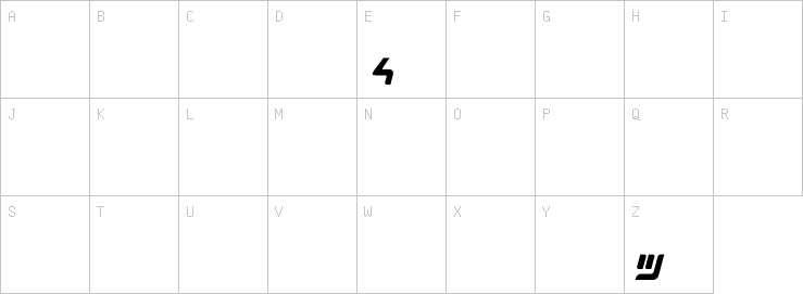Uppercase characters