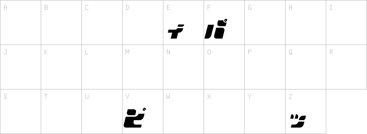 Uppercase characters