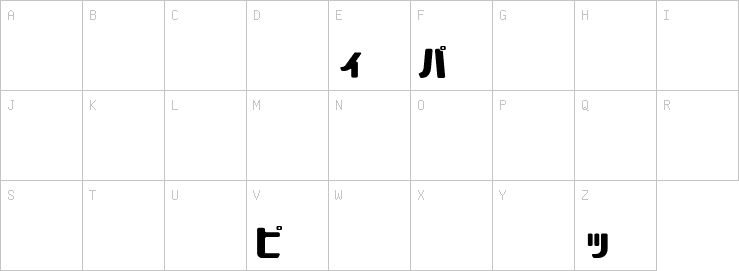 Uppercase characters