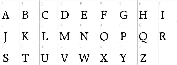 Uppercase characters