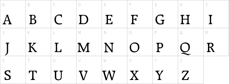 Uppercase characters