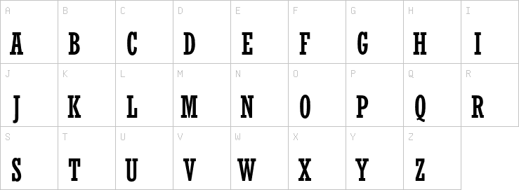Uppercase characters