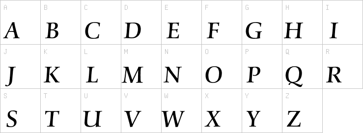 Uppercase characters